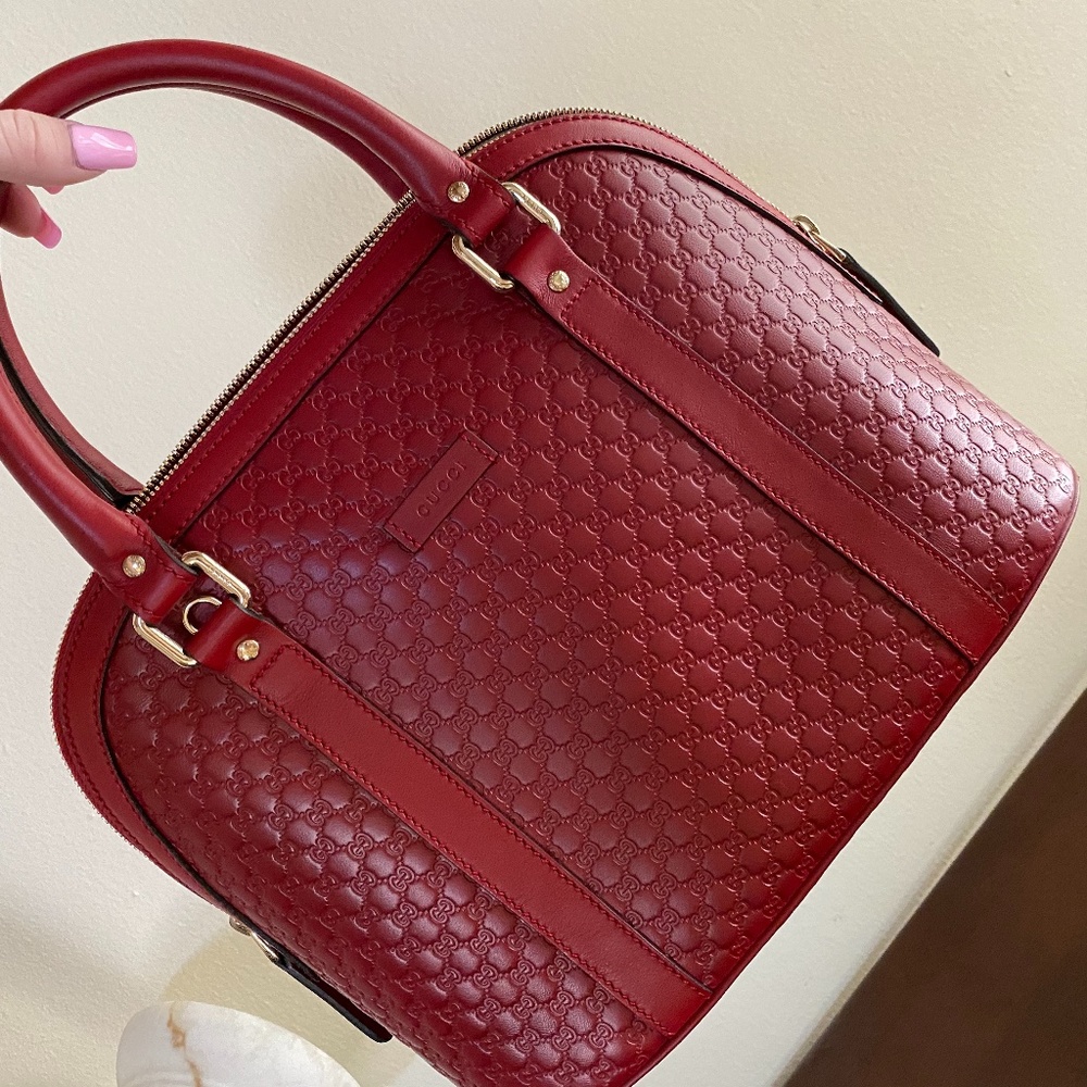 Red Gucci GG Bag